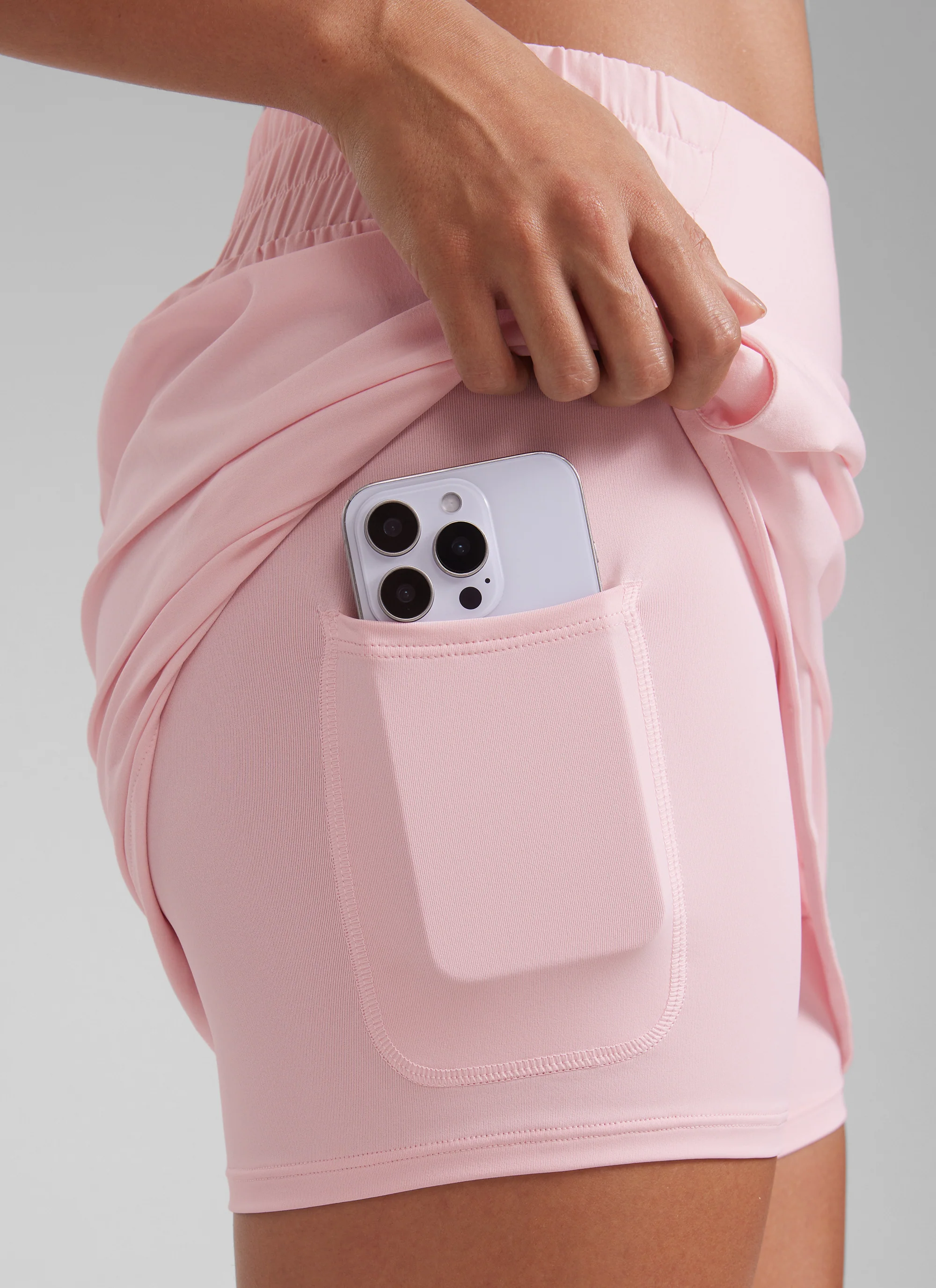 Feathery-Fit Soft Pocket High Rise Skirt 15'' - Image 4