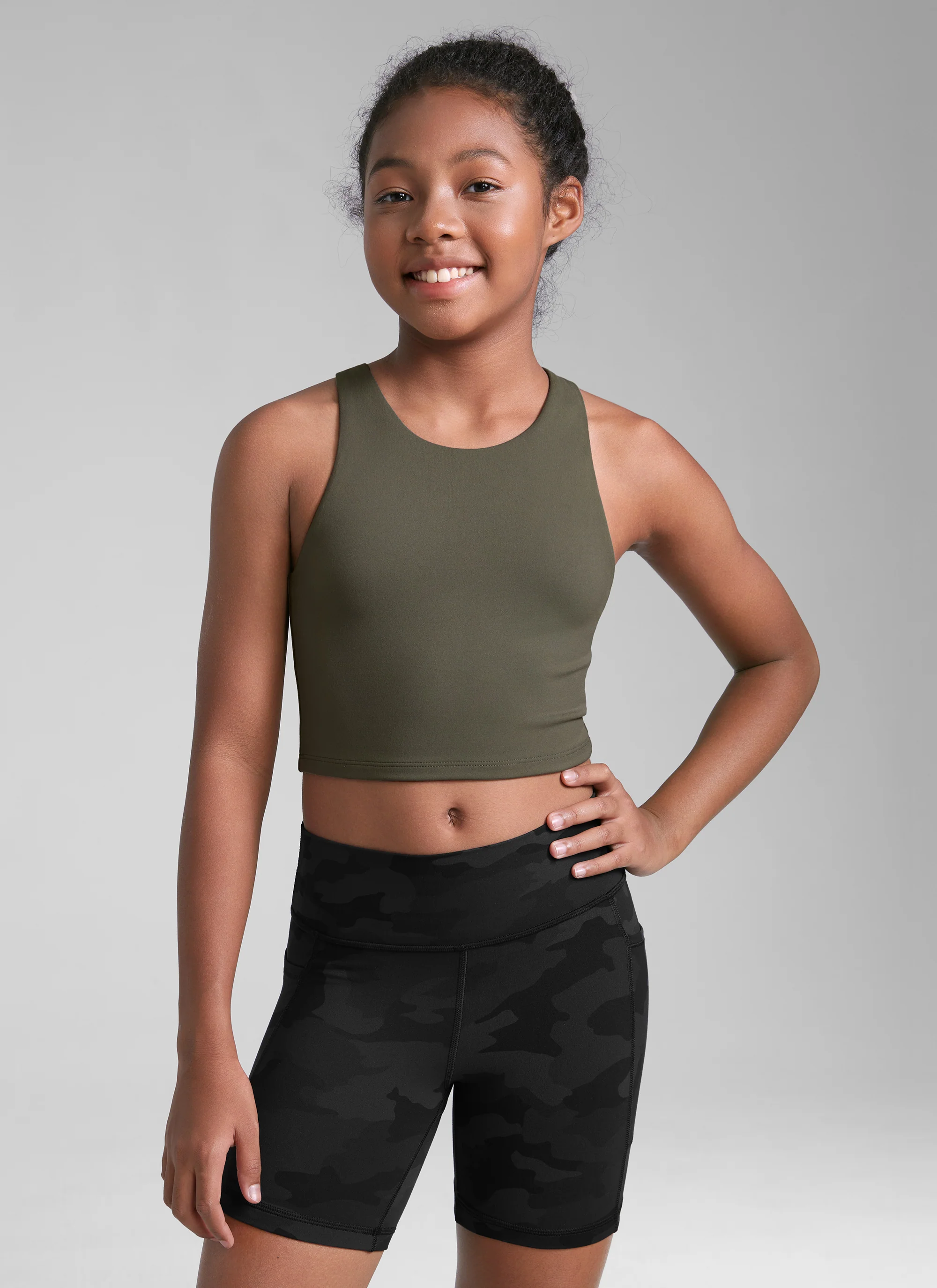 Butterluxe Girls Double Lined Racerback Tank Tops - Image 24