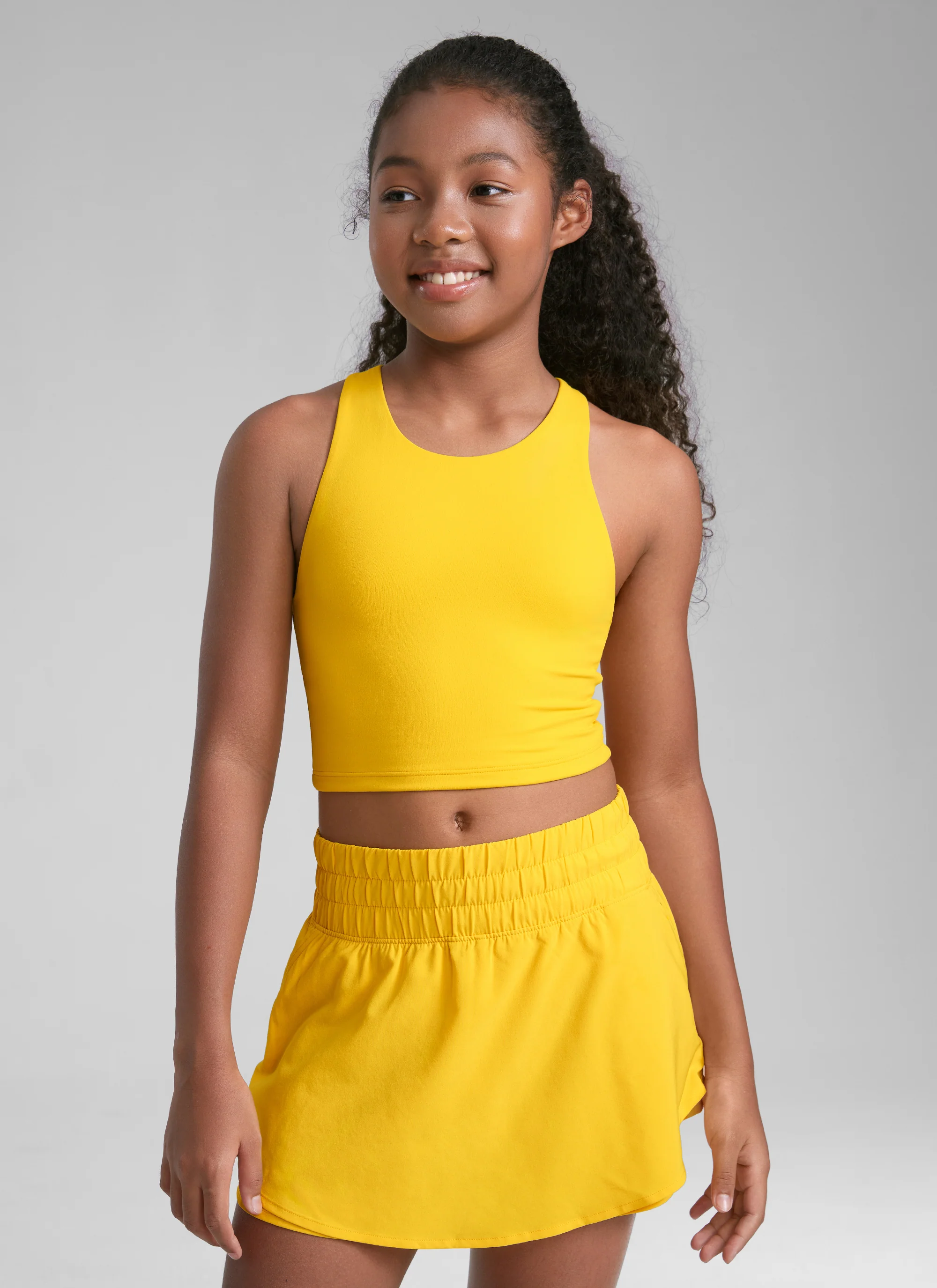 Butterluxe Girls Double Lined Racerback Tank Tops - Image 33