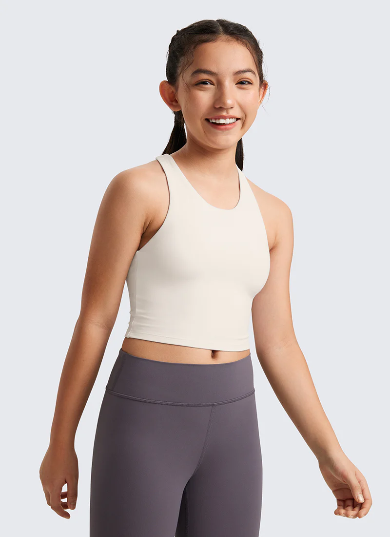 Butterluxe Girls Double Lined Racerback Tank Tops - Image 37