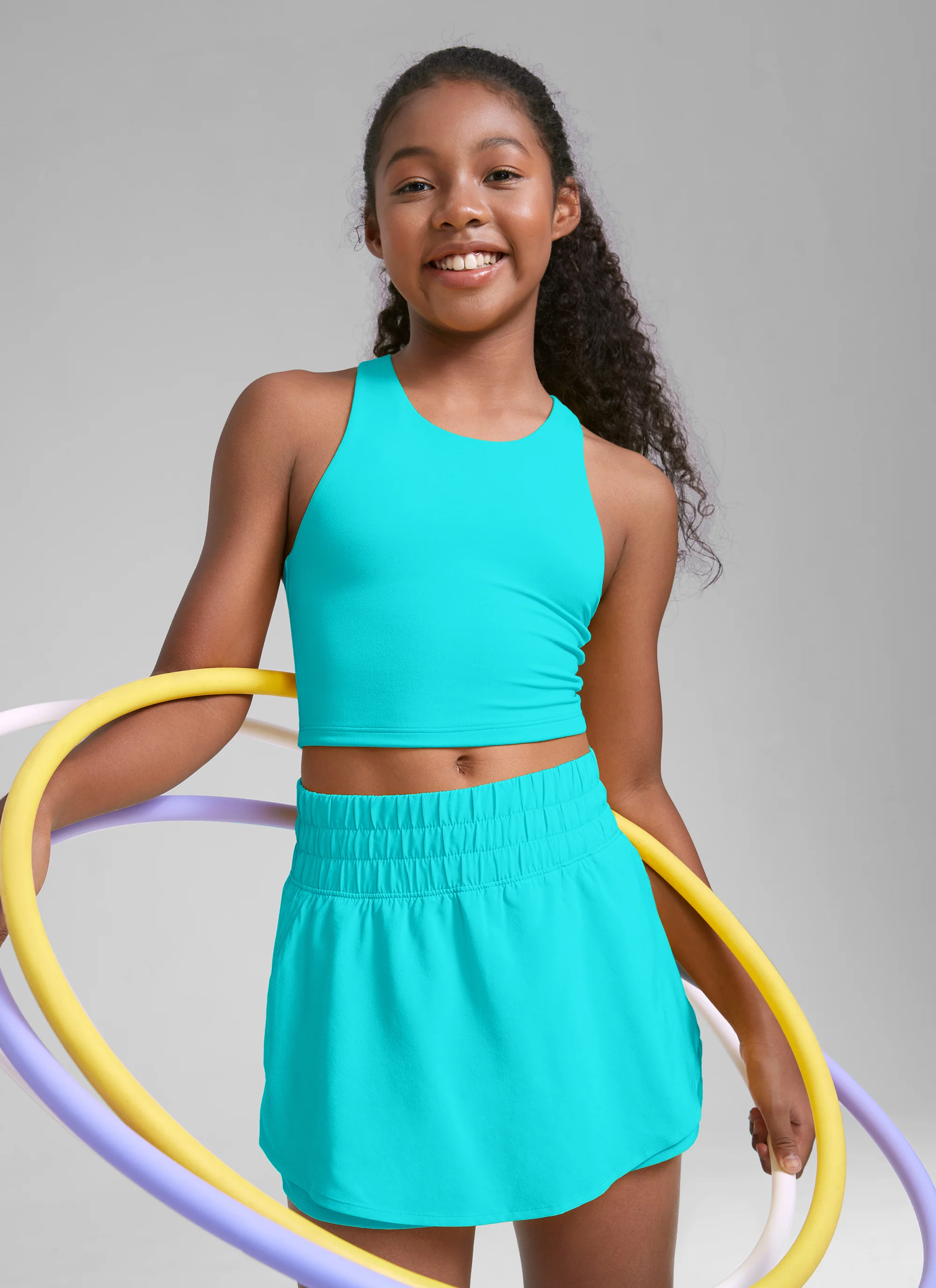 Butterluxe Girls Double Lined Racerback Tank Tops - Image 8