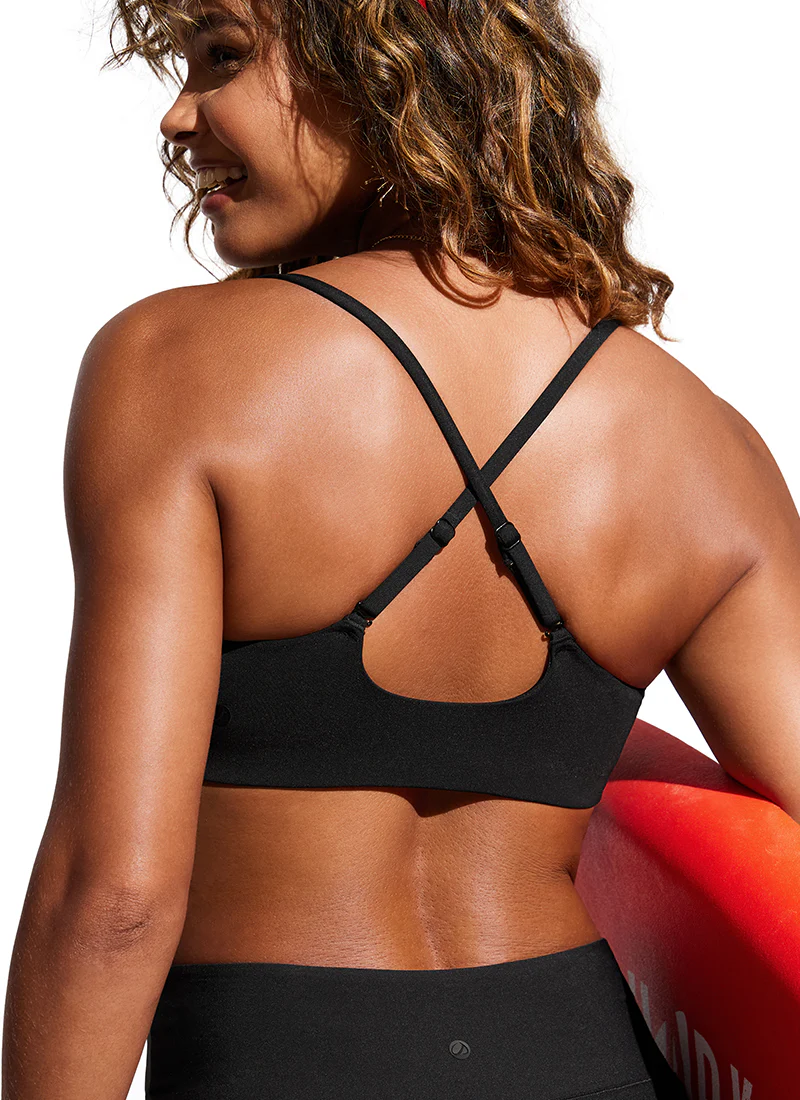 Scoop Neck Adjustable Strap D-DD Bikini Top - Image 4