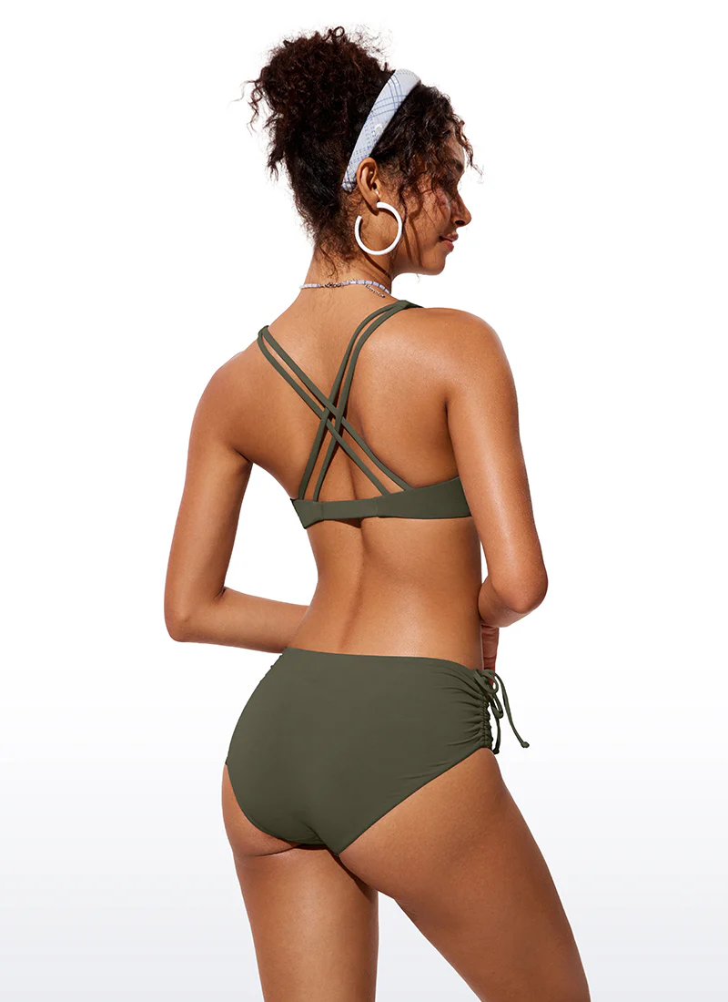 Sunshine Criss Cross Back Bikini Top - Image 33