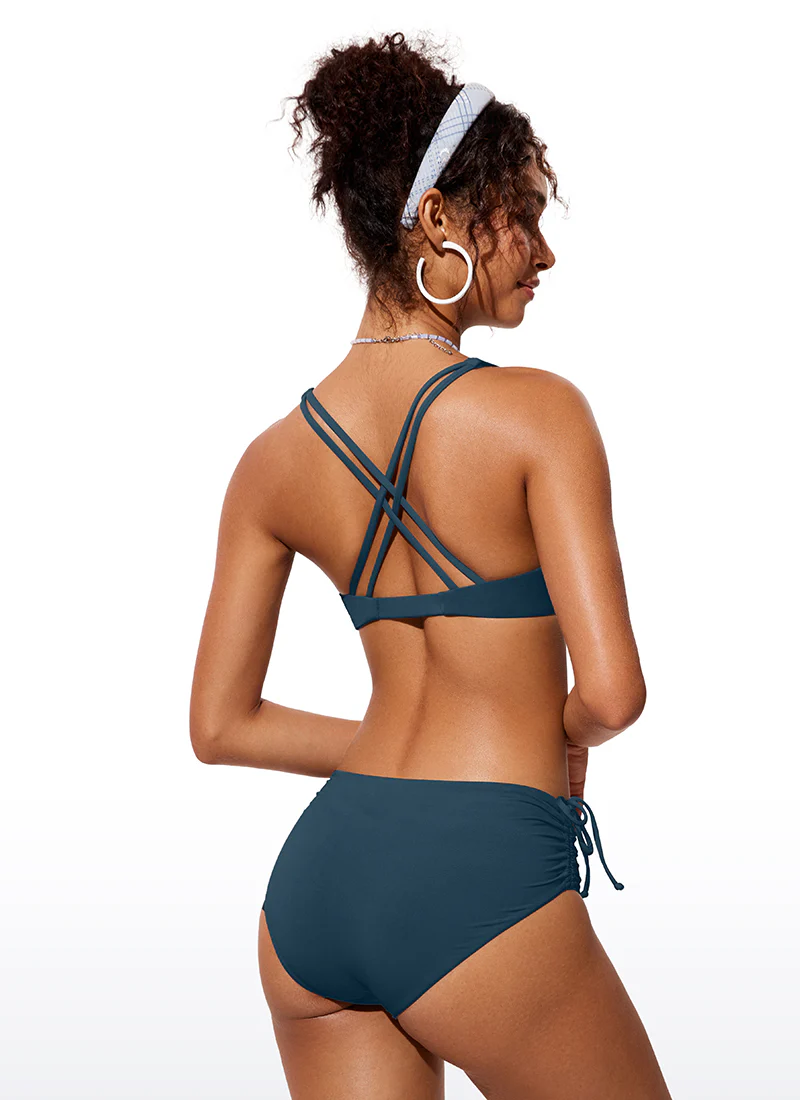 Sunshine Criss Cross Back Bikini Top - Image 6