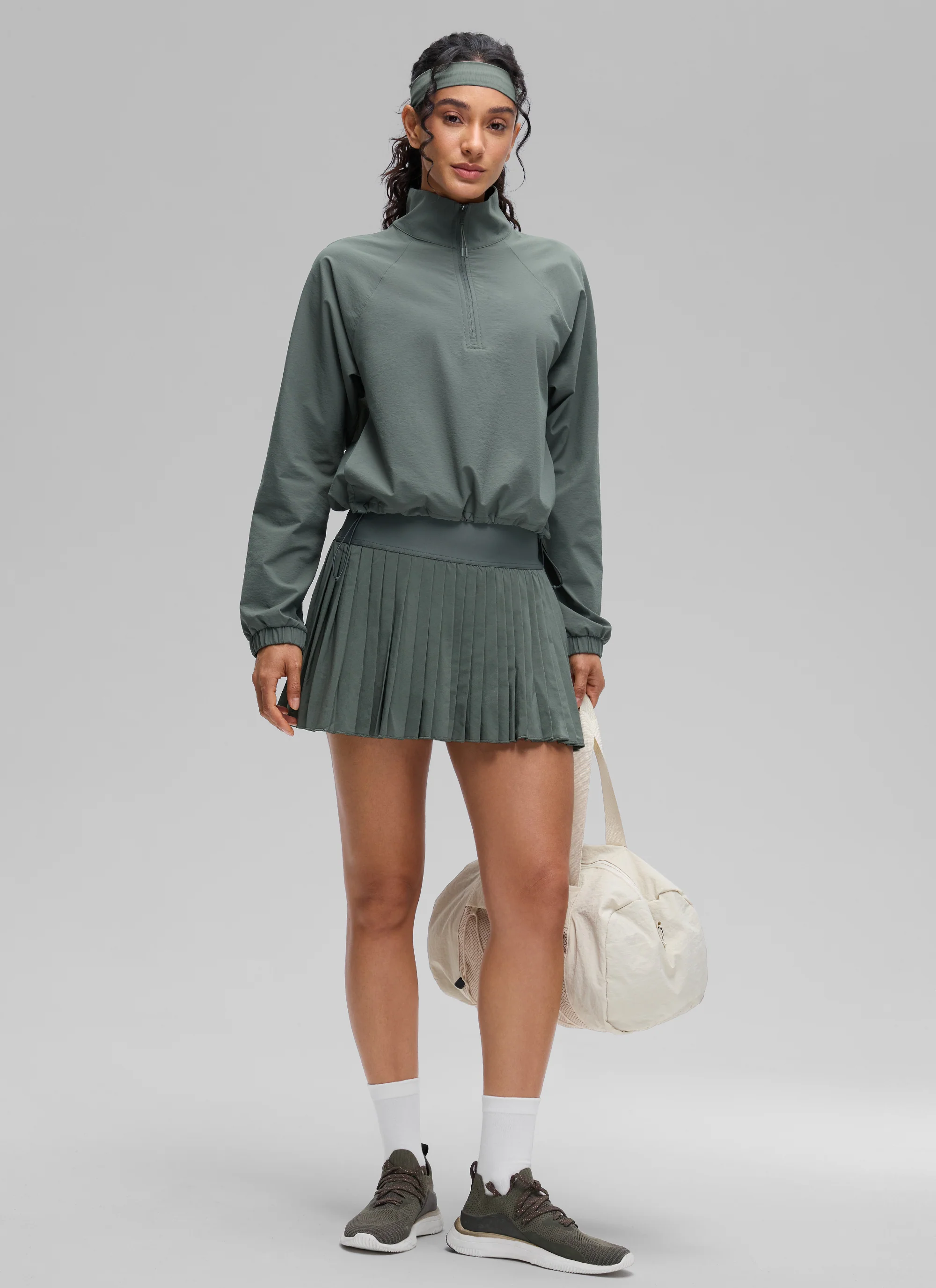 Half Zip Lightweight Pocket Long Sleeve - Image 11