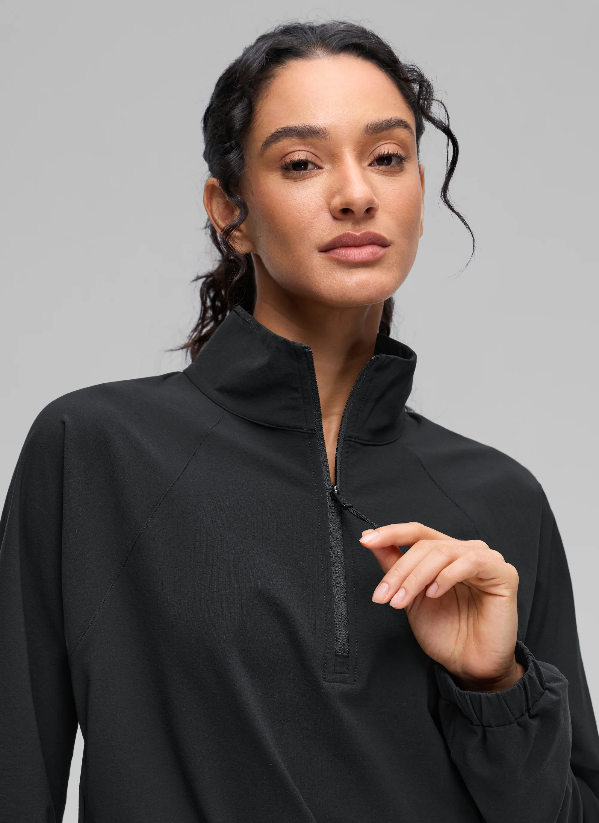 Half Zip Lightweight Pocket Long Sleeve - Image 17