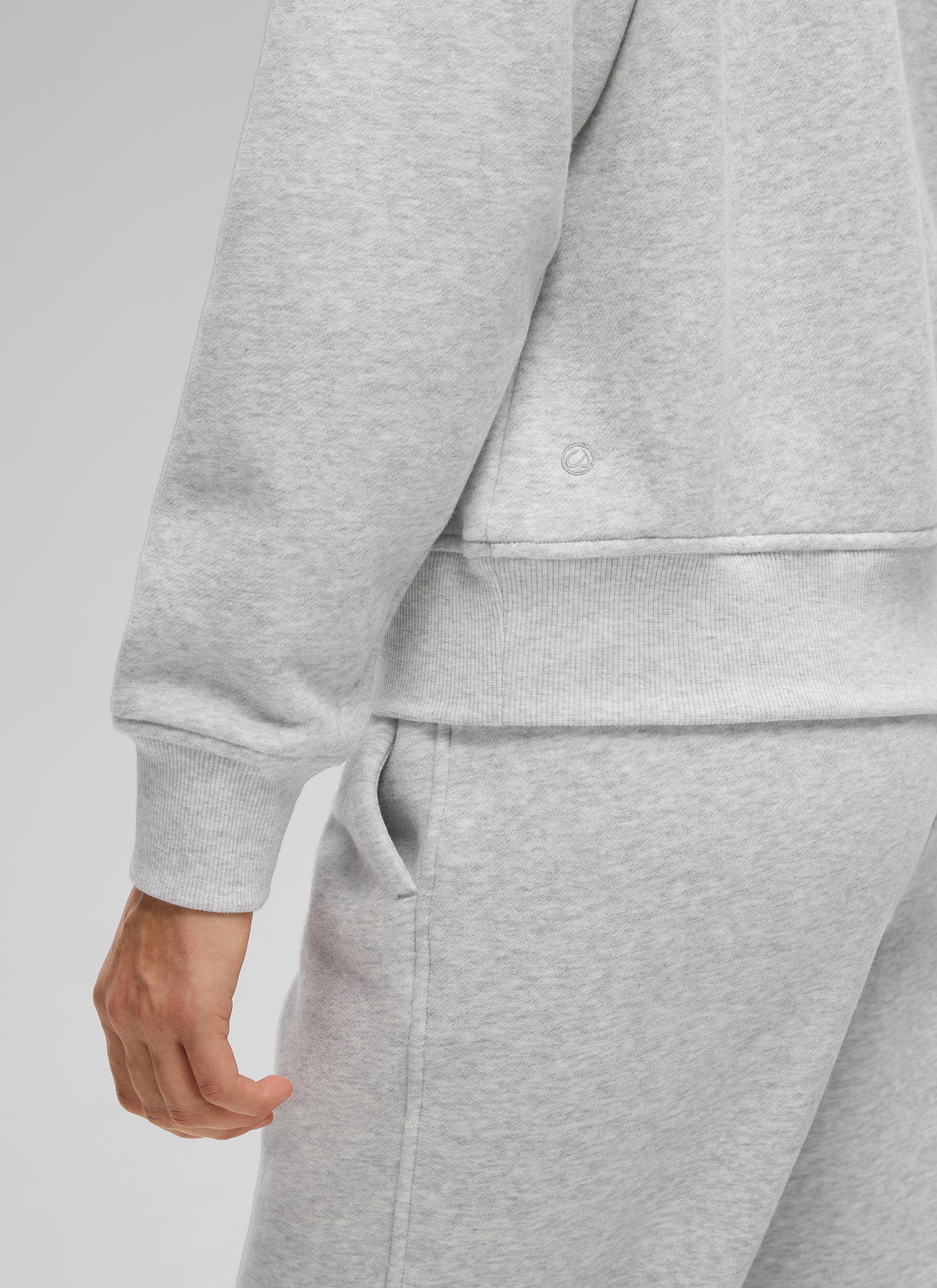 Fleece Lined Half Zip Funnel neck Sweatshirt - Image 11