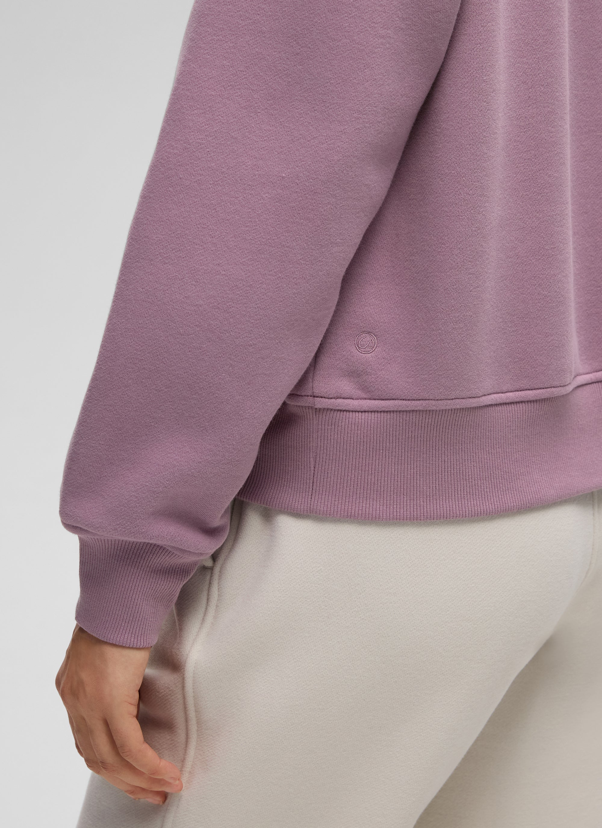 Fleece Lined Half Zip Funnel neck Sweatshirt - Image 35