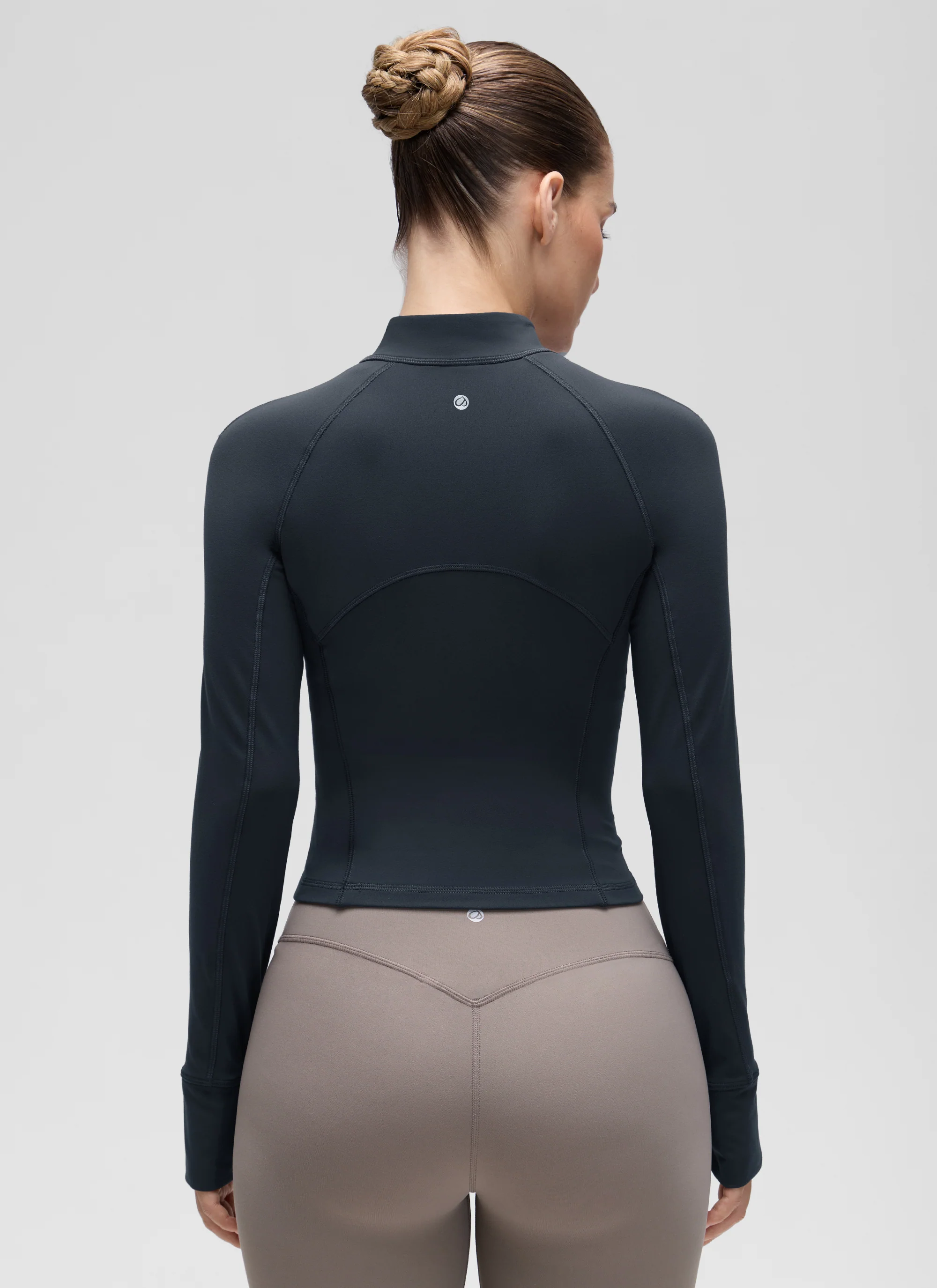 Butterluxe Half Zip Cropped Long Sleeve - Image 3