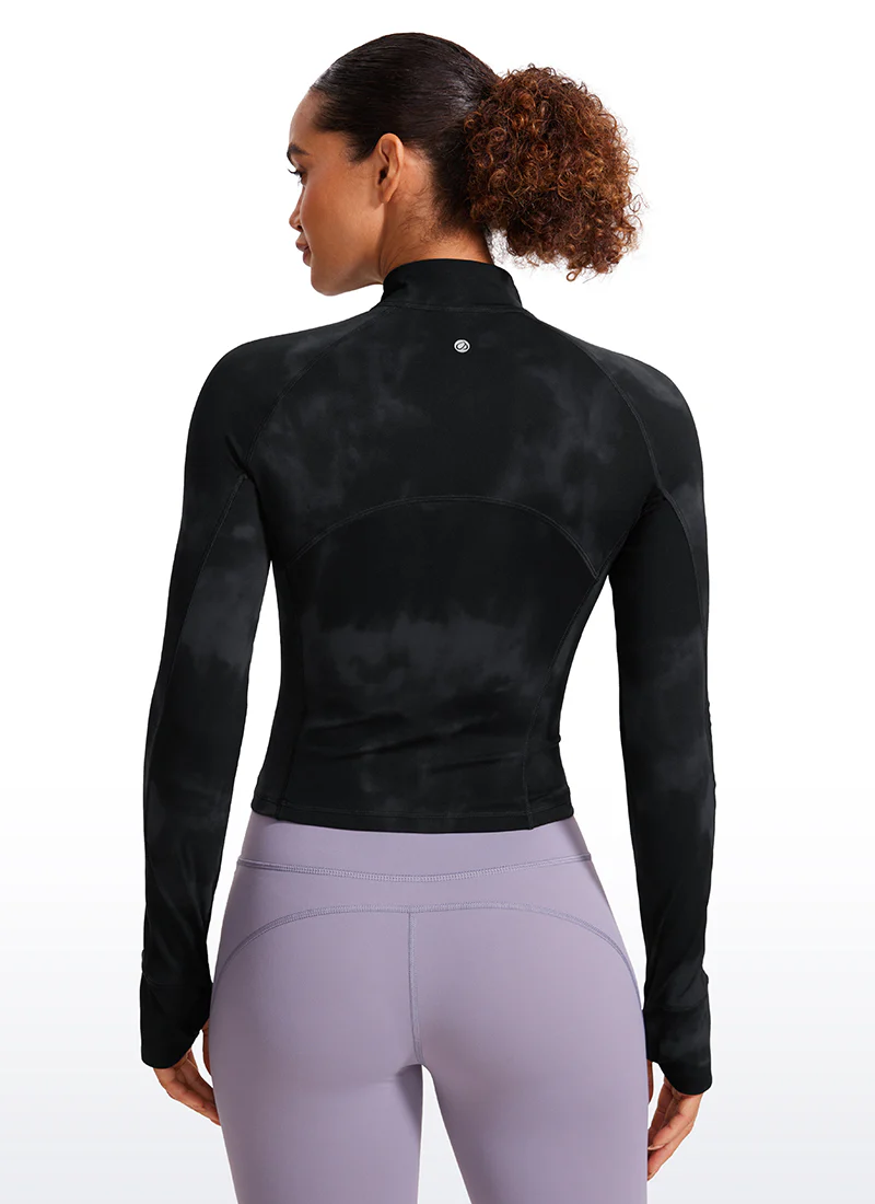 Butterluxe Half Zip Cropped Long Sleeve - Image 34