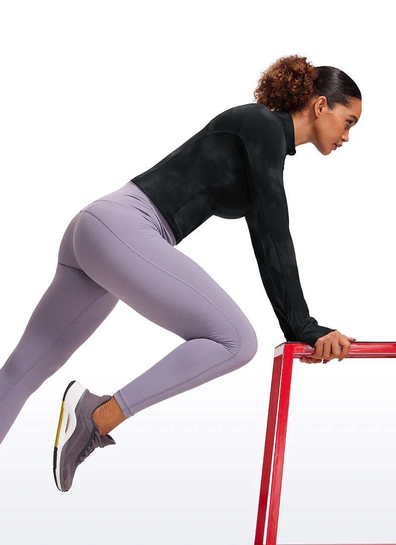 Butterluxe Half Zip Cropped Long Sleeve - Image 35