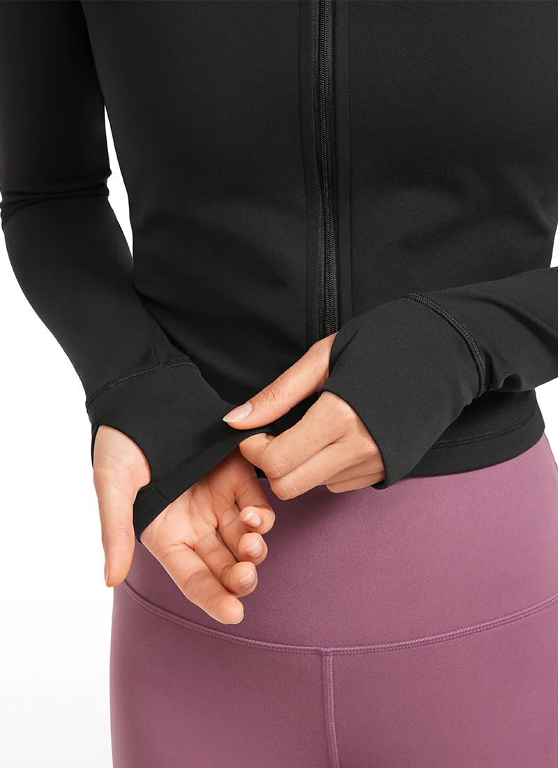 Butterluxe ThumbHole Cropped Jacket - Image 13