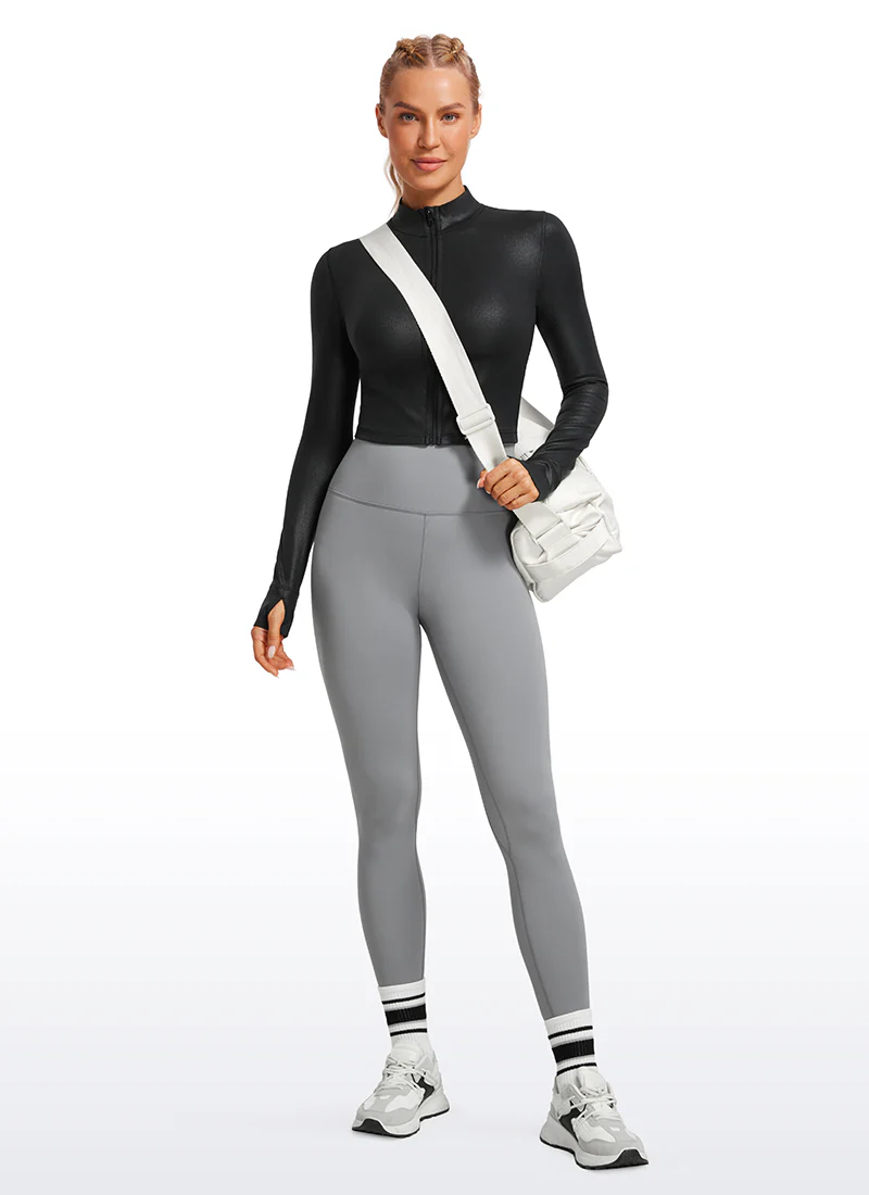 Butterluxe ThumbHole Cropped Jacket - Image 3