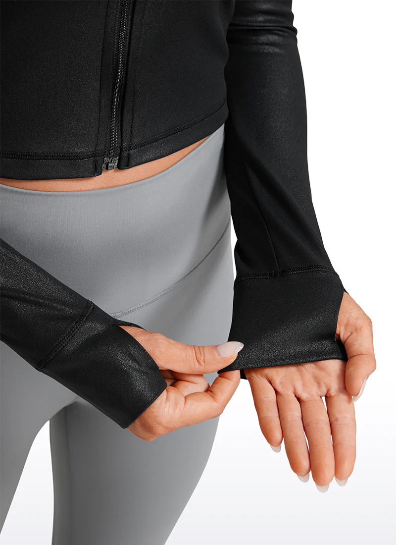 Butterluxe ThumbHole Cropped Jacket - Image 4