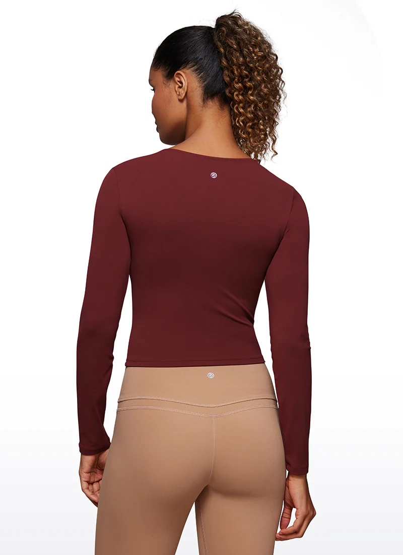 Butterluxe Front Seam Cropped Long Sleeve - Image 10