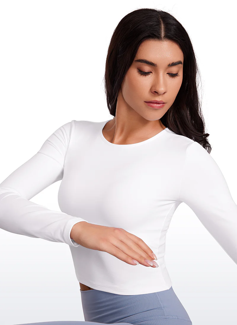 Butterluxe Front Seam Cropped Long Sleeve - Image 15