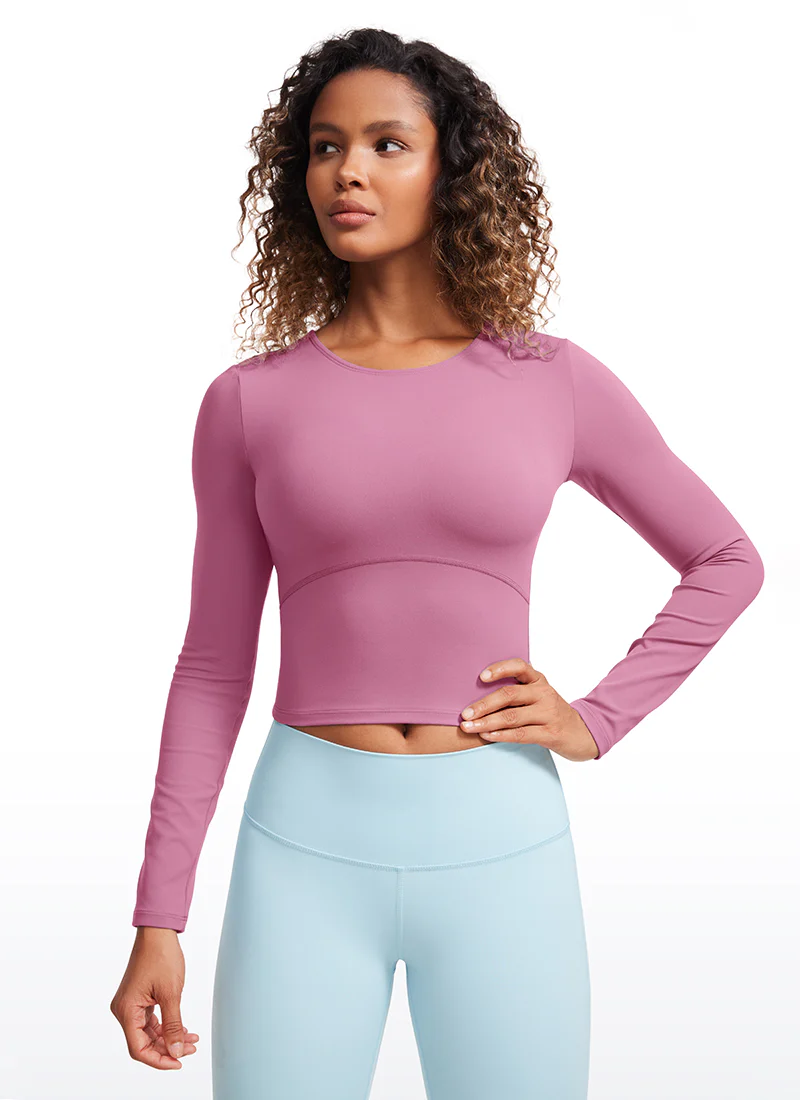 Butterluxe Front Seam Cropped Long Sleeve - Image 16