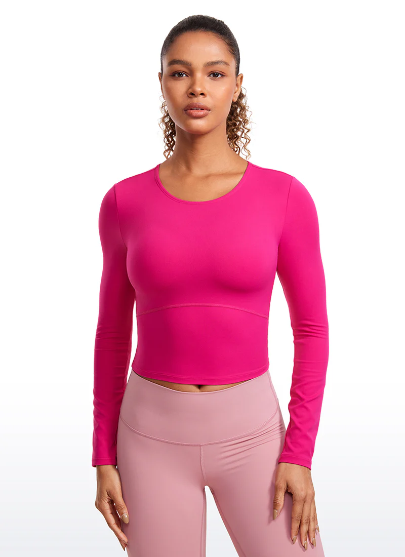 Butterluxe Front Seam Cropped Long Sleeve - Image 19