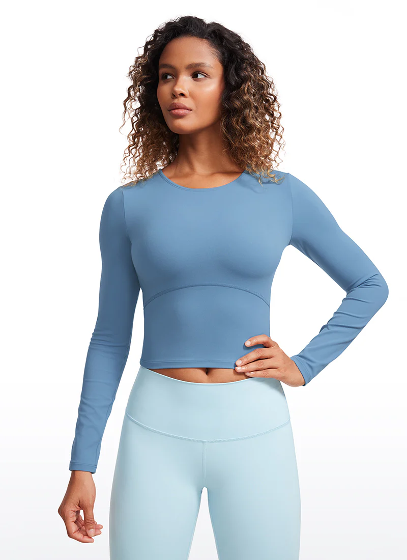 Butterluxe Front Seam Cropped Long Sleeve - Image 23