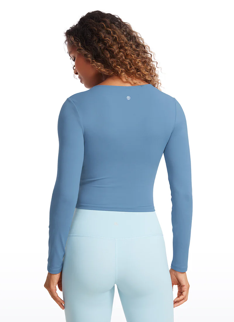 Butterluxe Front Seam Cropped Long Sleeve - Image 24