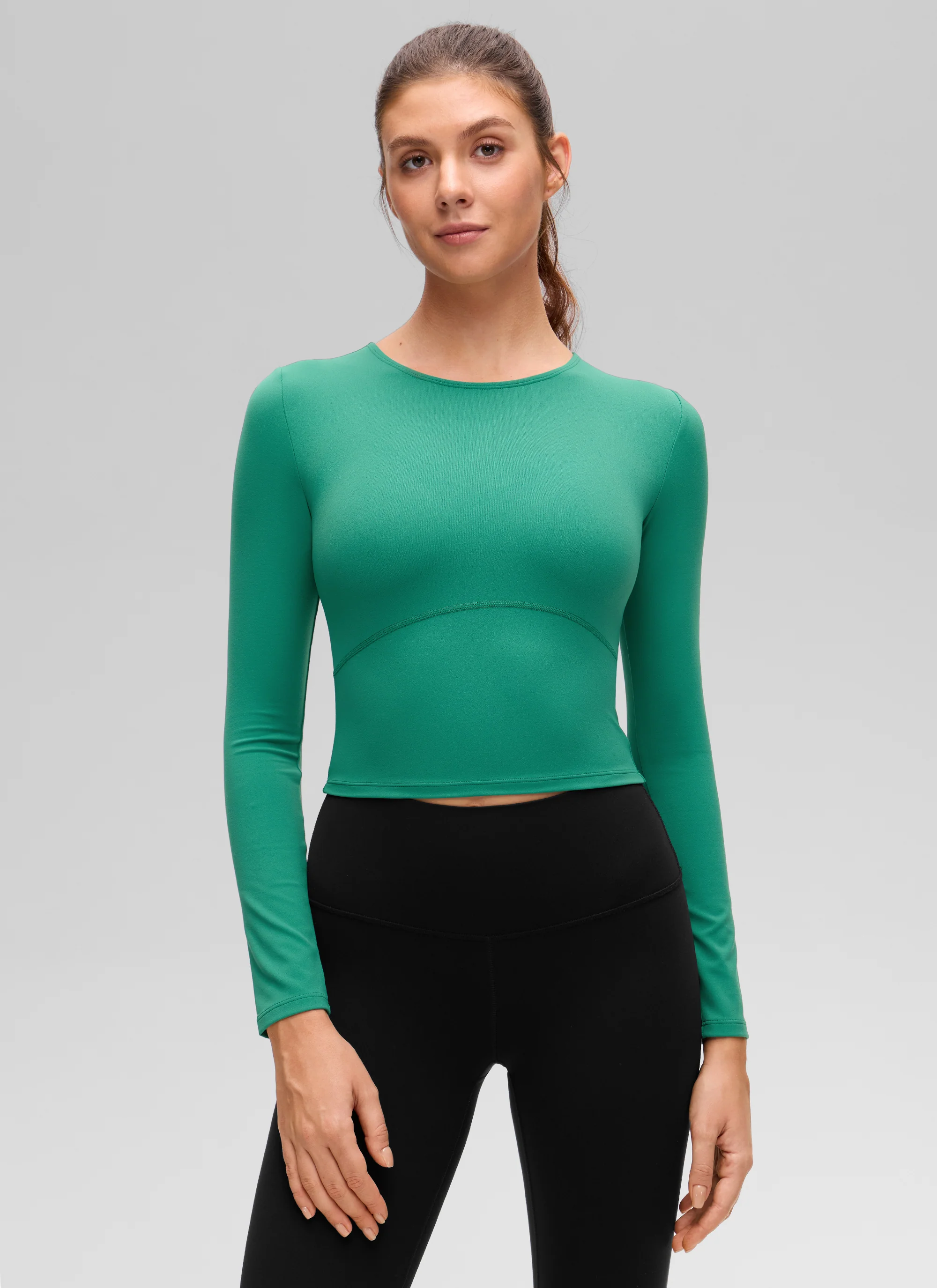 Butterluxe Front Seam Cropped Long Sleeve - Image 40