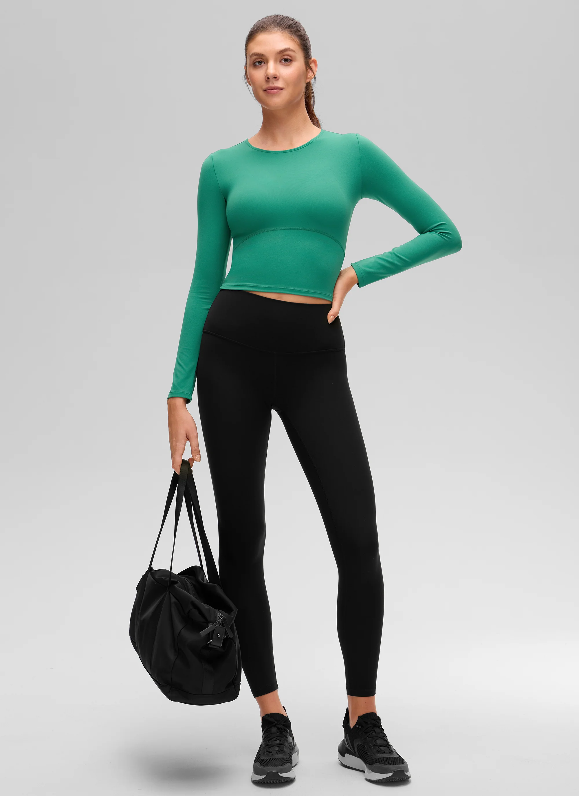 Butterluxe Front Seam Cropped Long Sleeve - Image 42