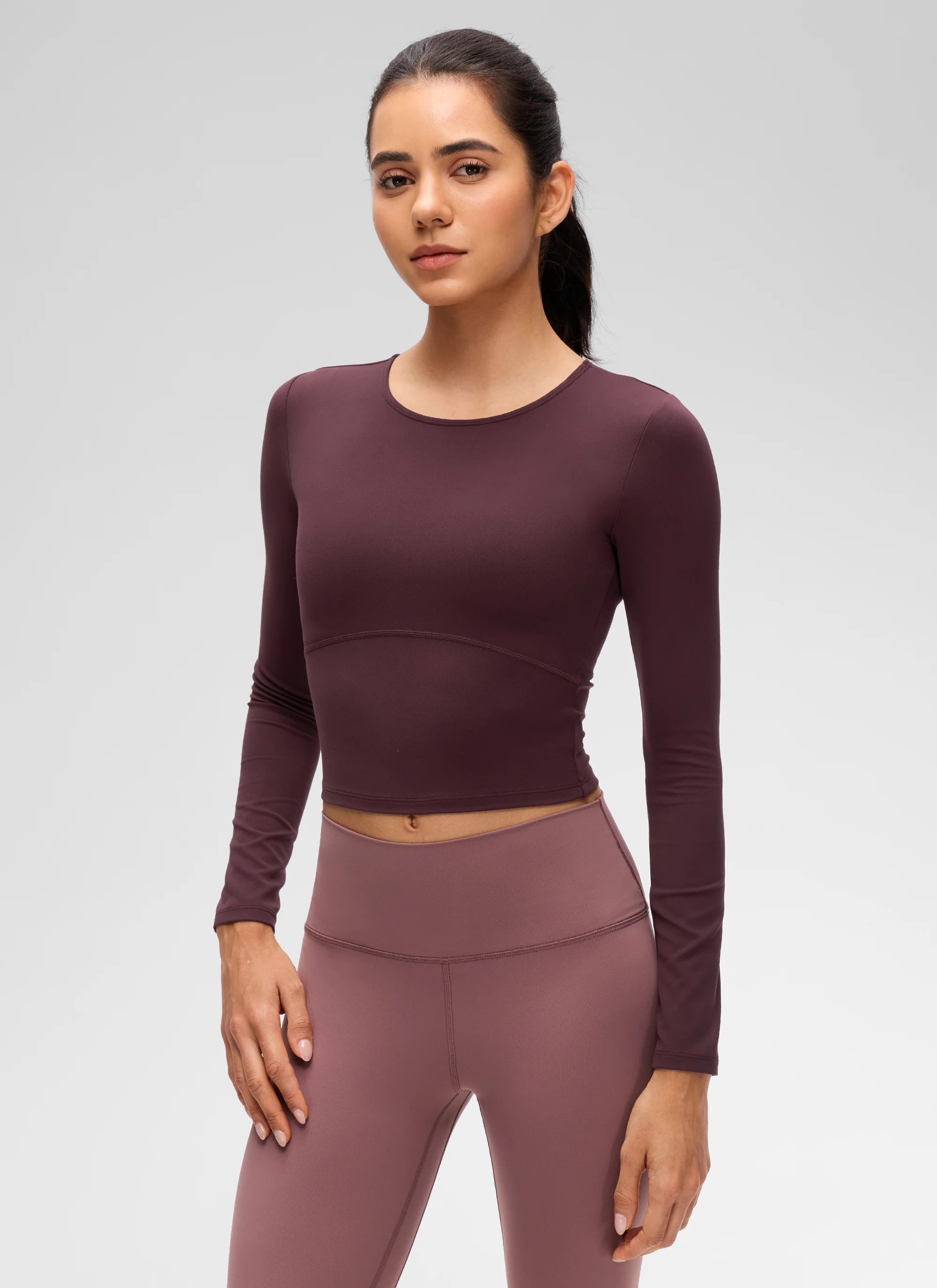 Butterluxe Front Seam Cropped Long Sleeve - Image 44