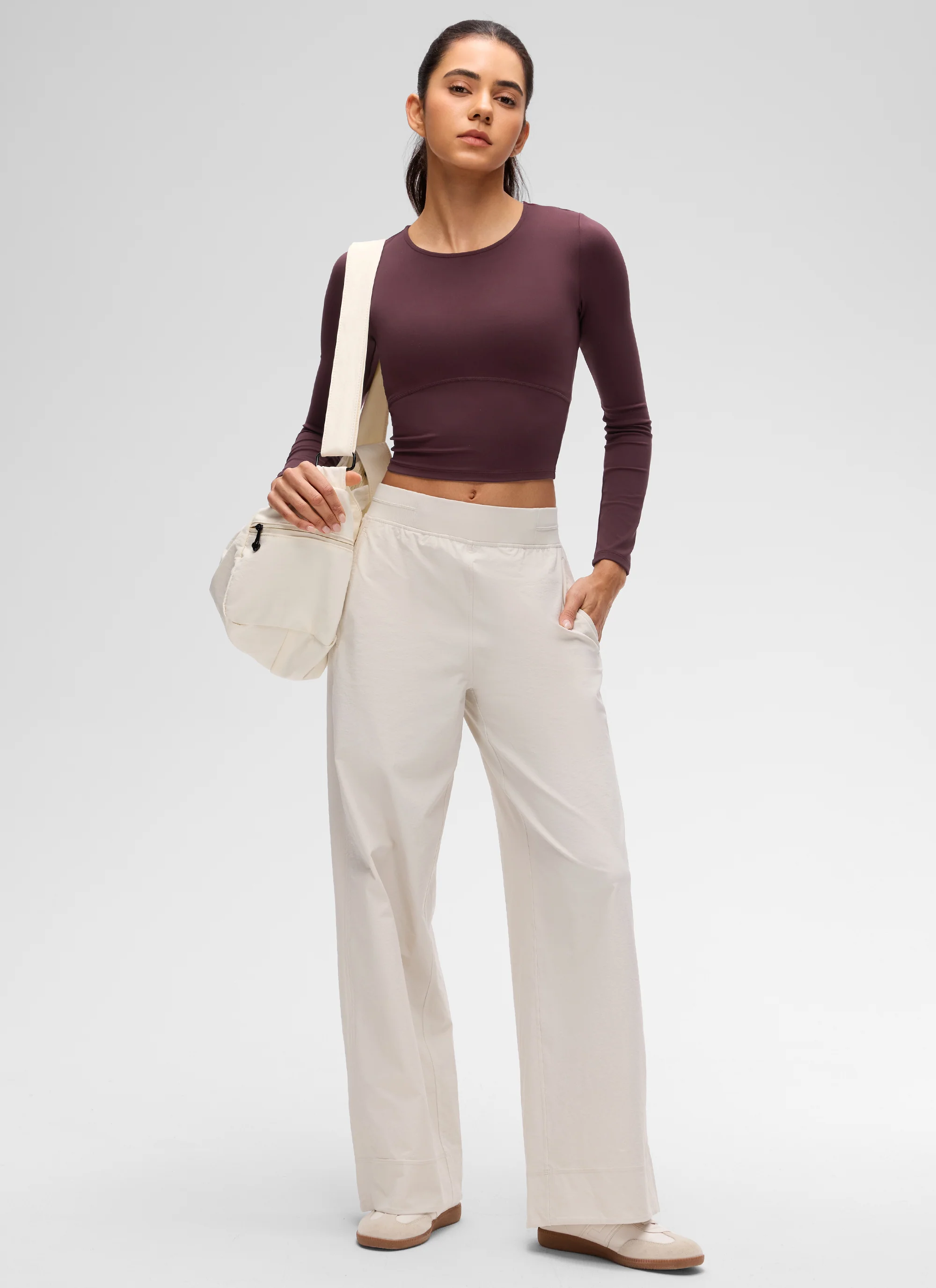 Butterluxe Front Seam Cropped Long Sleeve - Image 46