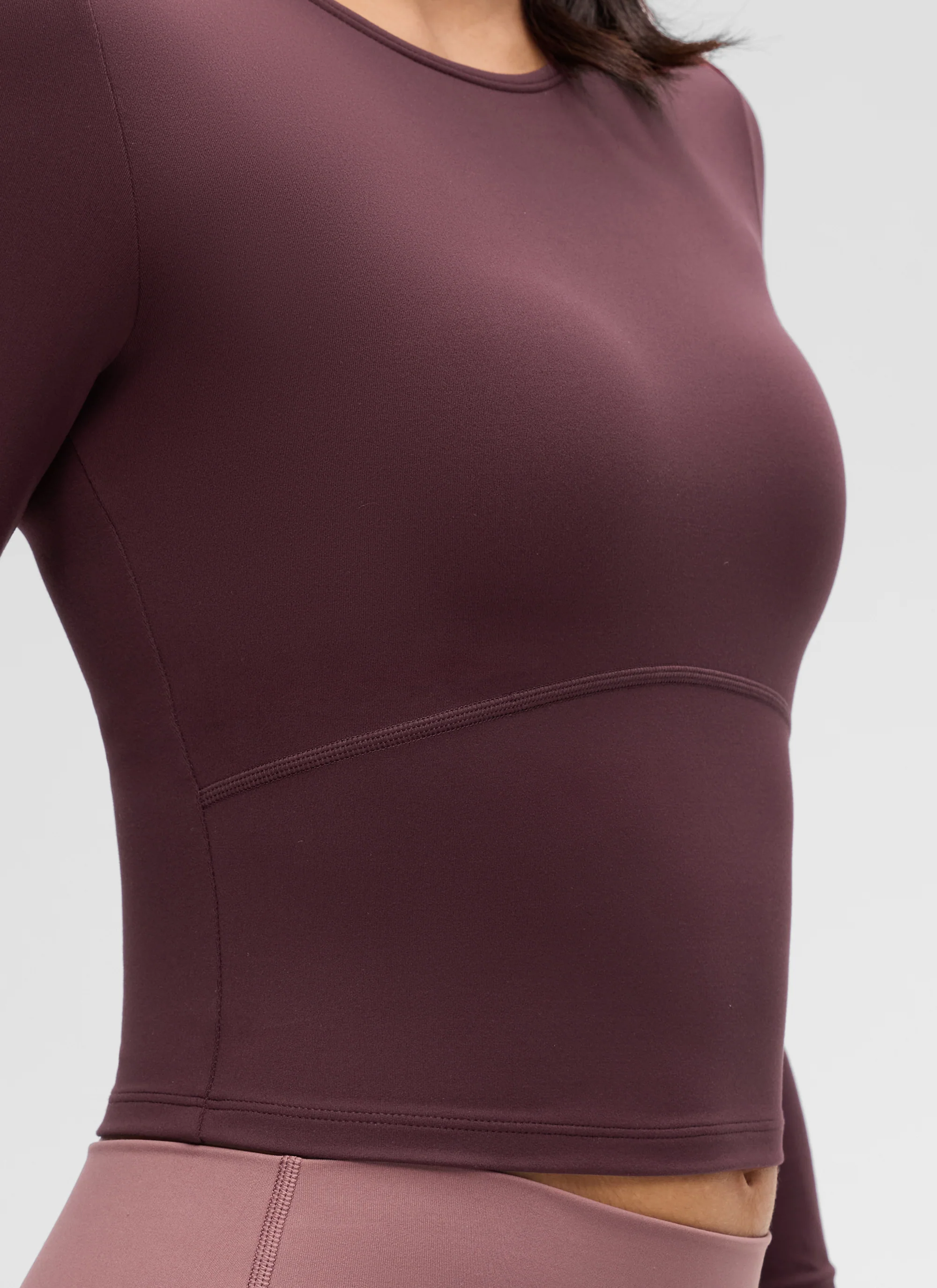 Butterluxe Front Seam Cropped Long Sleeve - Image 48