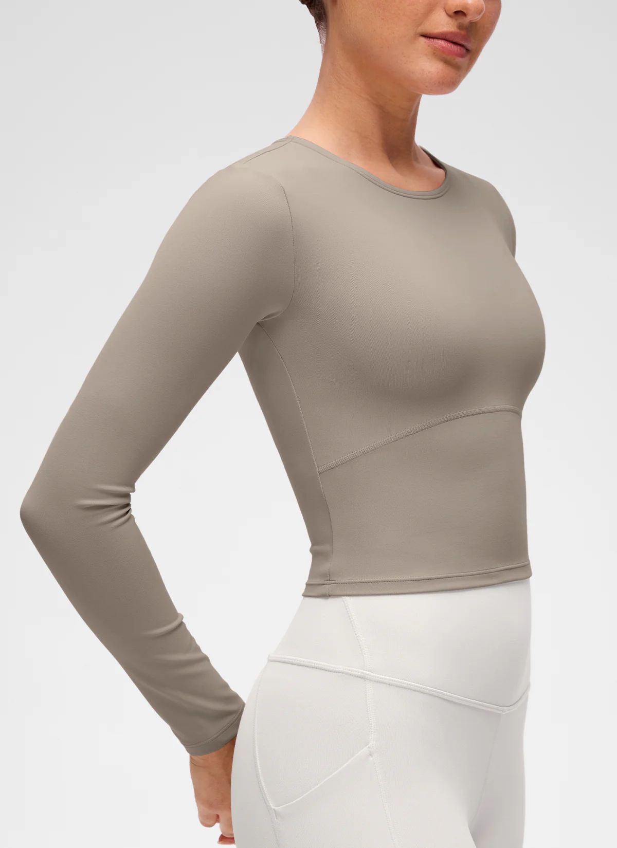 Butterluxe Front Seam Cropped Long Sleeve - Image 52