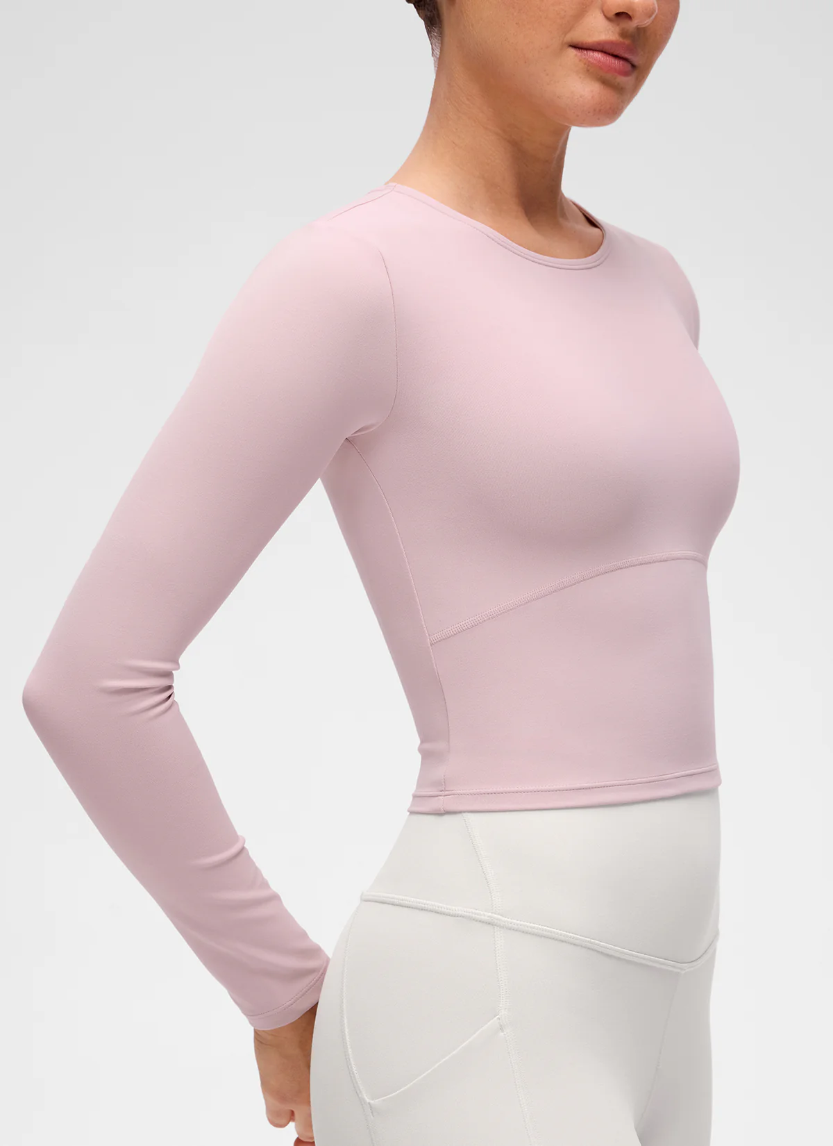 Butterluxe Front Seam Cropped Long Sleeve - Image 56