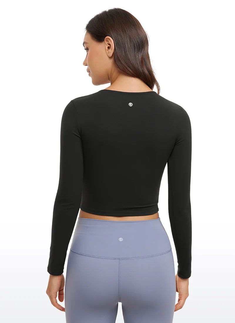 Butterluxe Front Seam Cropped Long Sleeve - Image 6