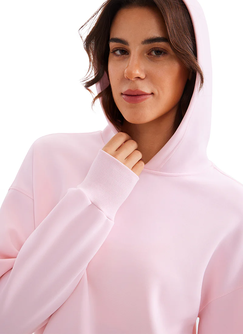 SoftAura Cropped Pullover Hoodie - Image 25