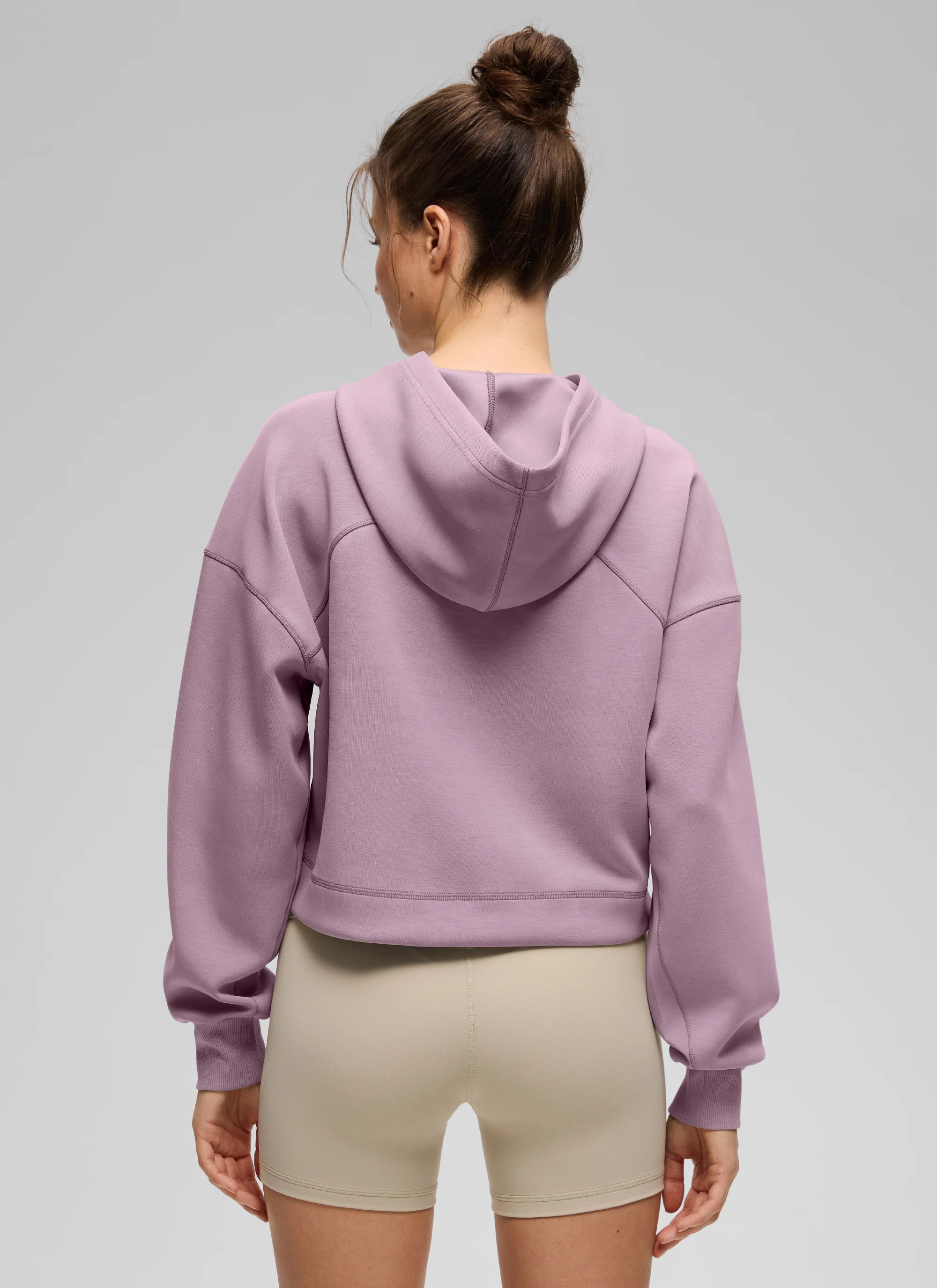 SoftAura Cropped Pullover Hoodie - Image 31