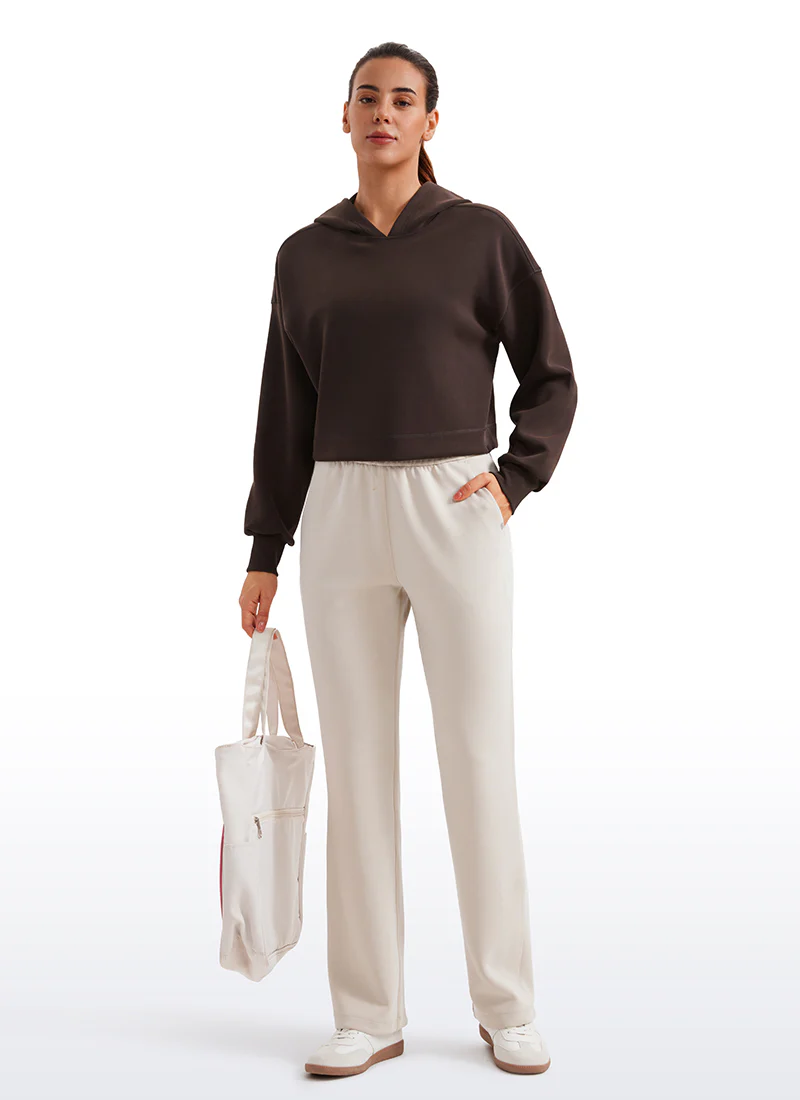 SoftAura Cropped Pullover Hoodie - Image 8