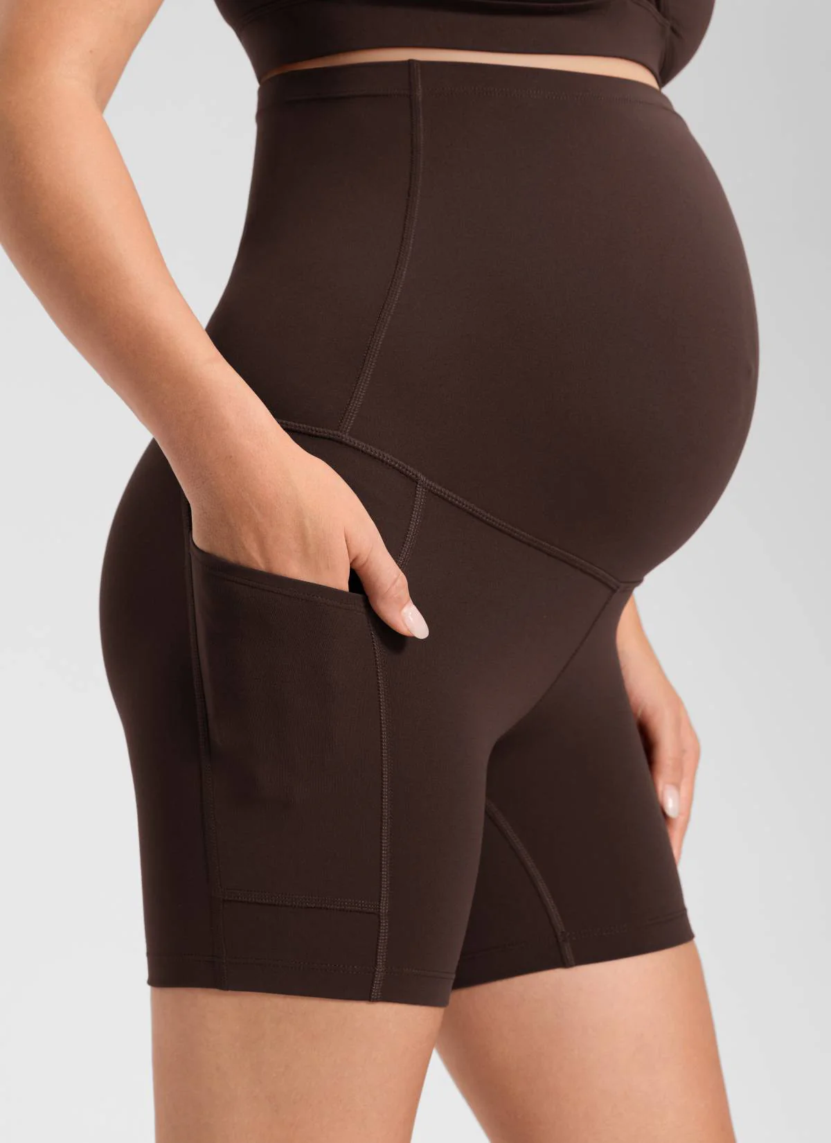Butterluxe Maternity Pocket Shorts 5'' - Image 9